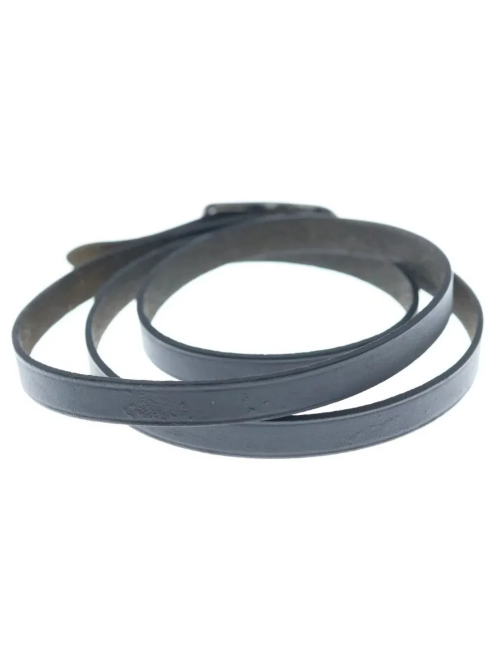 Hermes Leather Bracelet Black